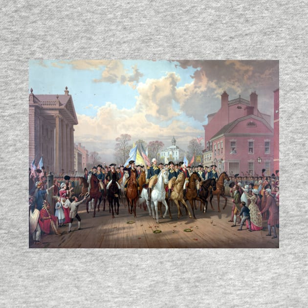 General Washington Enters New York by warishellstore